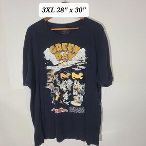 Green Day Dookie Men's Black 3XL T-Shirt Punk Officially Licensed
